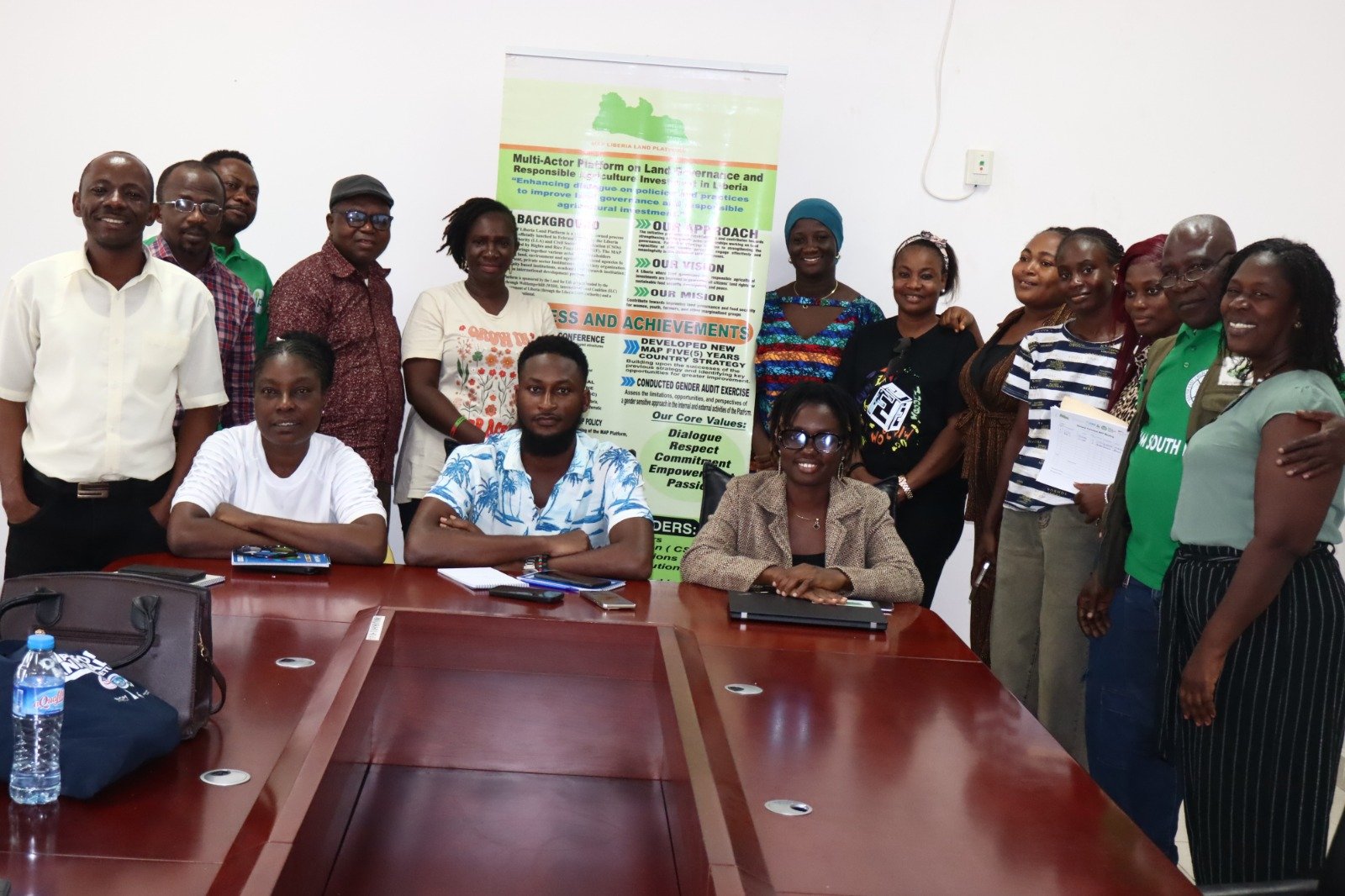 Girls for Excellent Performance Participates in MAP Liberia Land Platform Thematic Groups Meeting